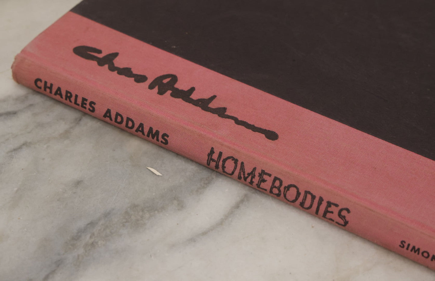 Lot 099 - "Homebodies" Vintage Illustrated Book By Charles Addams, Featuring The Characters Of The Addams Family, Simon And Schuster, Publishers, New York, 1954, Second Printing