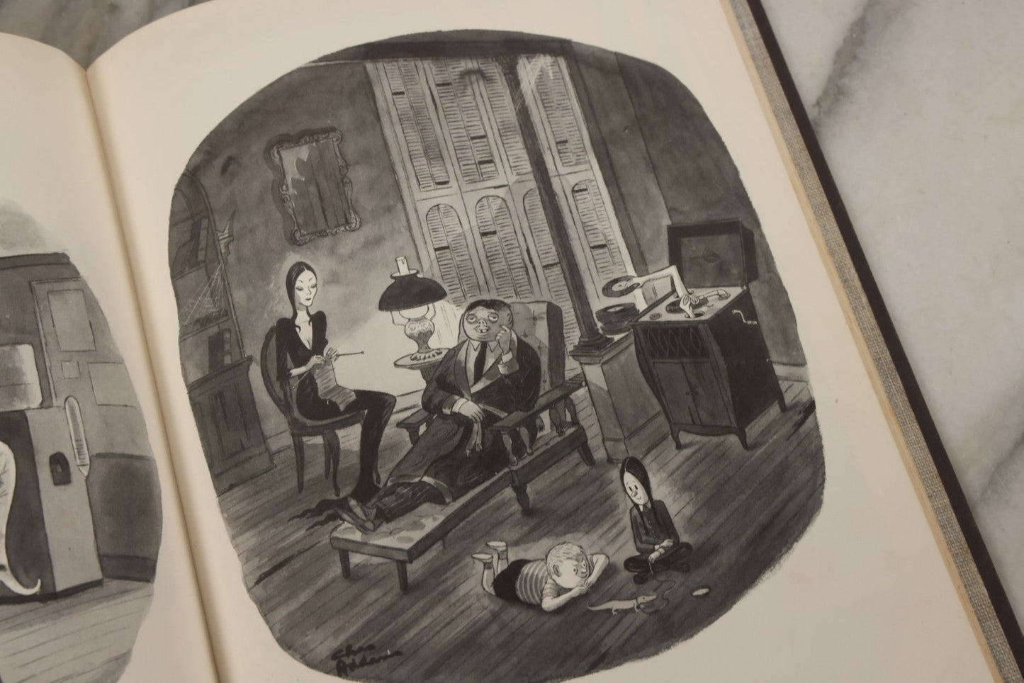 Lot 099 - "Homebodies" Vintage Illustrated Book By Charles Addams, Featuring The Characters Of The Addams Family, Simon And Schuster, Publishers, New York, 1954, Second Printing
