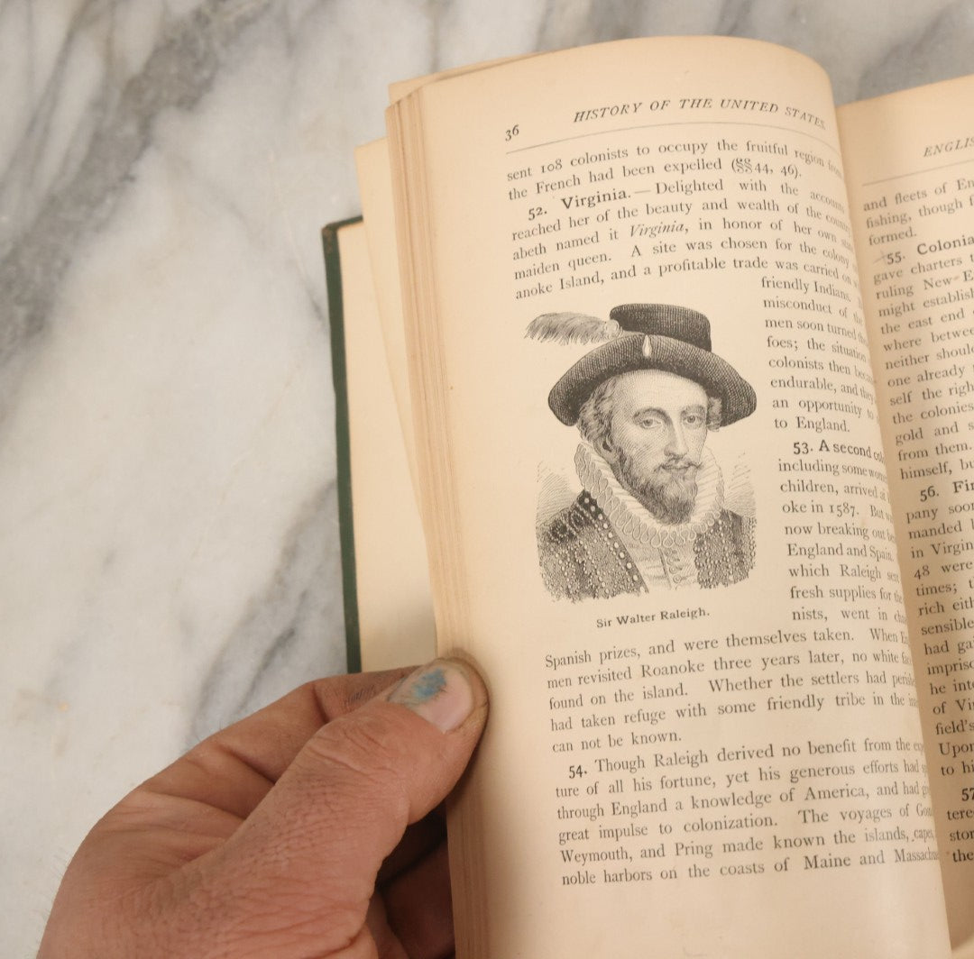 Lot 101 - "The Eclectic History Of The United States" Antique Book By M.E. Thalheimer, Illustrated, Van Antwerp, Bragg, & Co, Publishers, Copyright 1881