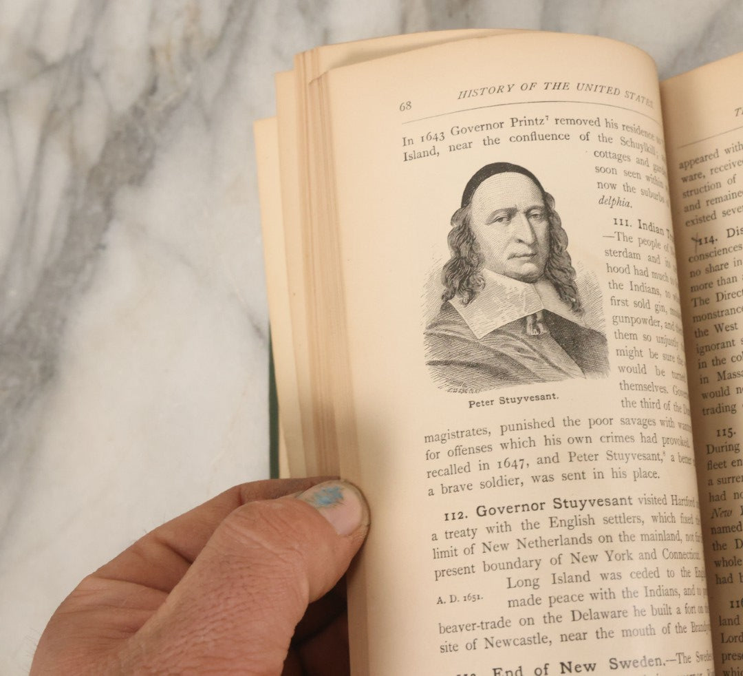 Lot 101 - "The Eclectic History Of The United States" Antique Book By M.E. Thalheimer, Illustrated, Van Antwerp, Bragg, & Co, Publishers, Copyright 1881