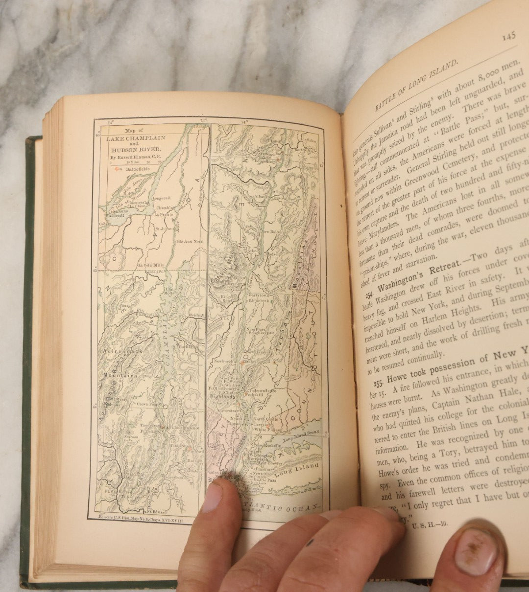 Lot 101 - "The Eclectic History Of The United States" Antique Book By M.E. Thalheimer, Illustrated, Van Antwerp, Bragg, & Co, Publishers, Copyright 1881