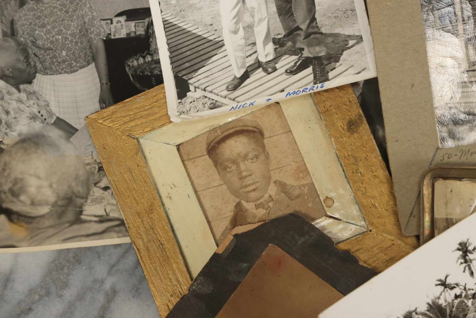 Lot 002 - Important Early 20th Century African American History Archival Collection Of Photographs And Ephemera, Of Family Of Mr. And Mrs. James E. Biggs, Including Anniversary Invitation Lists, Dozens Of Photos, Memorial Card, And More