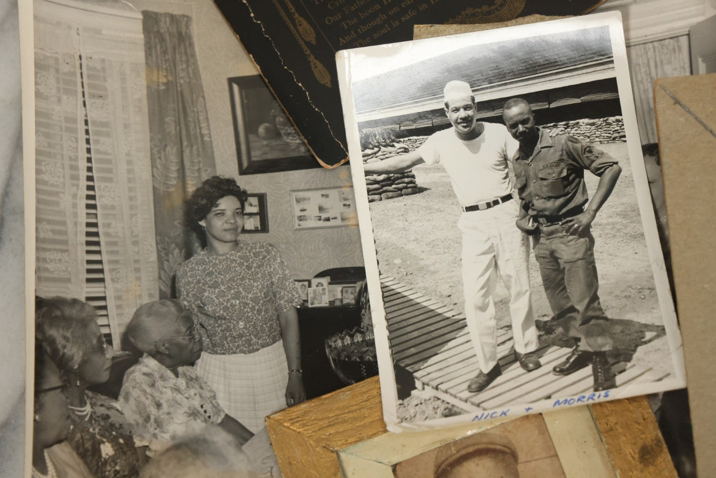 Lot 002 - Important Early 20th Century African American History Archival Collection Of Photographs And Ephemera, Of Family Of Mr. And Mrs. James E. Biggs, Including Anniversary Invitation Lists, Dozens Of Photos, Memorial Card, And More