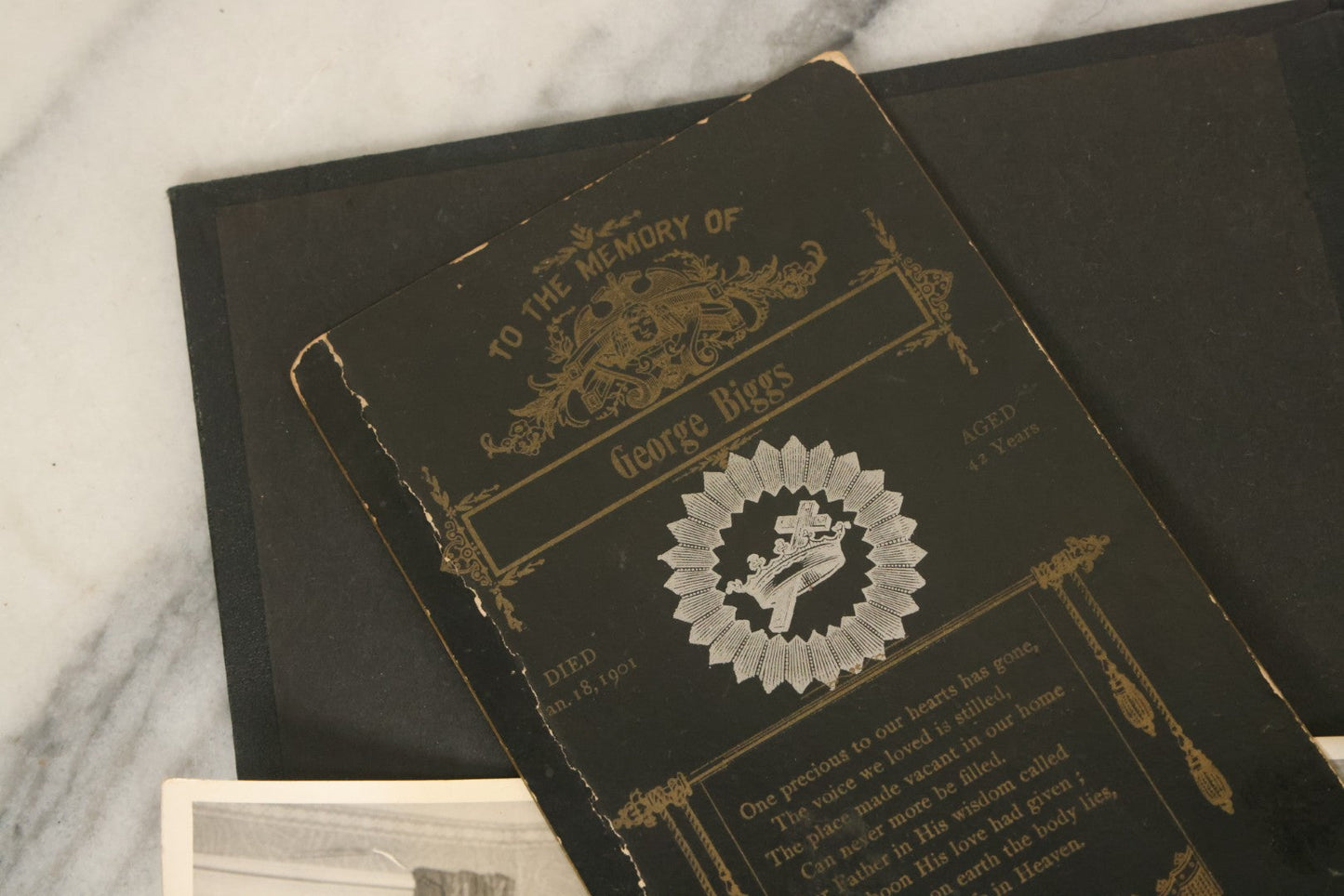 Lot 002 - Important Early 20th Century African American History Archival Collection Of Photographs And Ephemera, Of Family Of Mr. And Mrs. James E. Biggs, Including Anniversary Invitation Lists, Dozens Of Photos, Memorial Card, And More