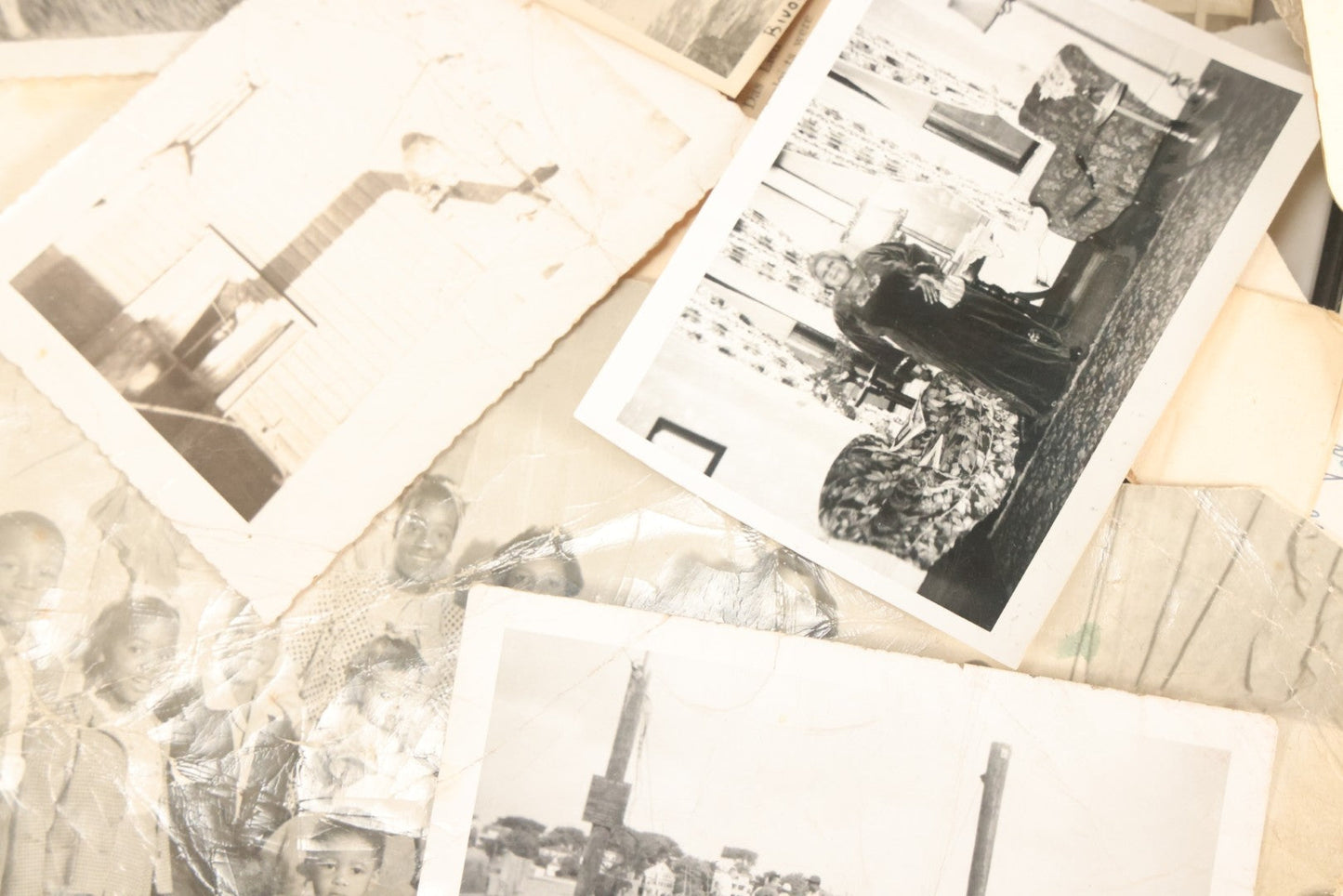 Lot 002 - Important Early 20th Century African American History Archival Collection Of Photographs And Ephemera, Of Family Of Mr. And Mrs. James E. Biggs, Including Anniversary Invitation Lists, Dozens Of Photos, Memorial Card, And More