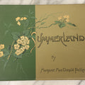 Lot 141 - "Summerland" Antique Illustrated Poetry Book By Margaret MacDonald Pullman, Profusely Illustrated With Nature Scenes, Butterflies, Etc. Copyright 1890 By Lee Ann Shepherd, Note Binding Loosening