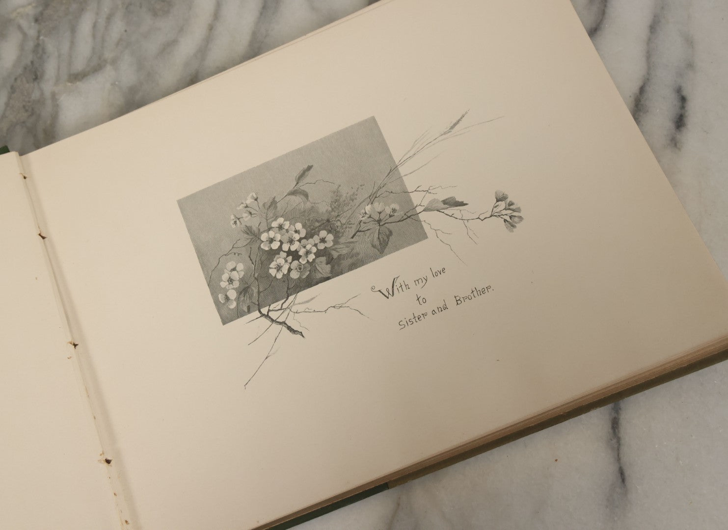Lot 141 - "Summerland" Antique Illustrated Poetry Book By Margaret MacDonald Pullman, Profusely Illustrated With Nature Scenes, Butterflies, Etc. Copyright 1890 By Lee Ann Shepherd, Note Binding Loosening