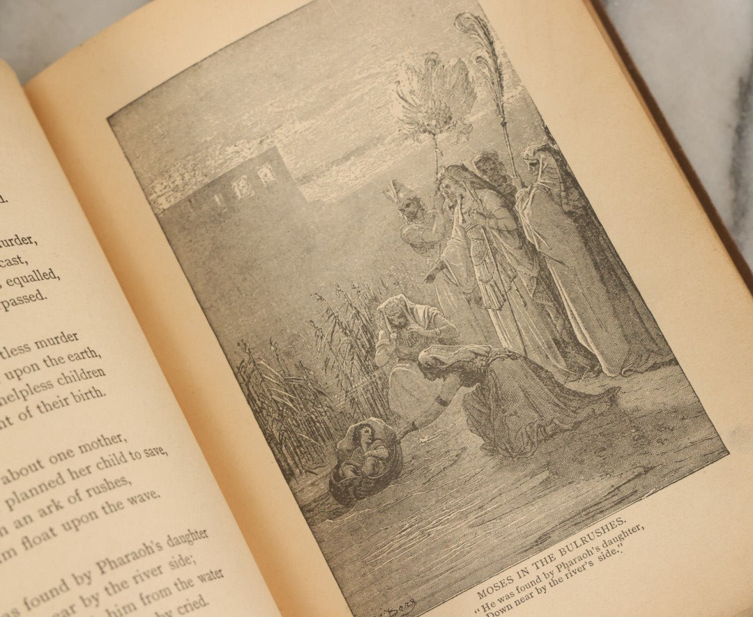 Lot 144 - "The First Mortgage" Antique Religious Poetry Book By E.U. Cook Fully Illustrated By Gustave Dore, Rhodes And McClure Publishing Co, Chicago 1895