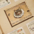 Lot 052 - Antique Victorian Trade Card And Die Cut Scrapbook Album, Presented To Nellie Gibson By Her Teacher, Boston, Christmas 1885, With 95+ Pieces (All Pages Pictured)