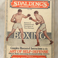 Lot 058 - "Spalding's Athletic Library No. 25B, Boxing, Complete Illustrated Instructions In The Art Of Self Defense", Vintage Boxing Booklet, With Many Photographs And Illustrations, Copyright 1926 By American Sports Publishing Co., Note Wear