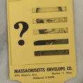 Lot 064 - Vintage Political Advertising Ephemera, Mechanical Paper, "Ike Or Adlai? Our Next President" By Massachusetts Envelope Co., Boston, Massachusetts, Made In U.S.A.