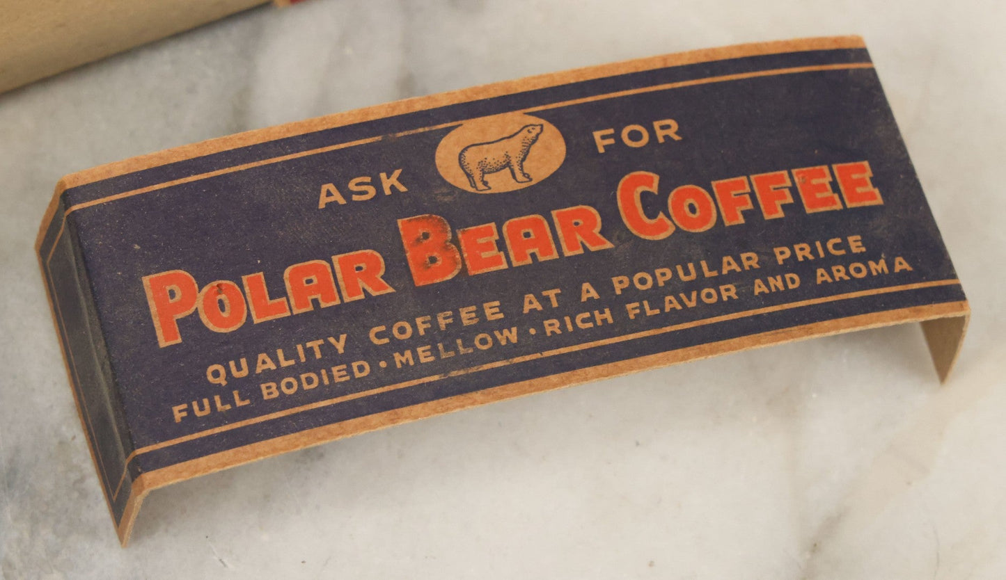 Lot 070 - Vintage Polar Bear Quality Strike Anywhere Matches Advertising Box By Griffin Grocery Co. Of Oklahoma, Texas And Arkansas, Box Empty