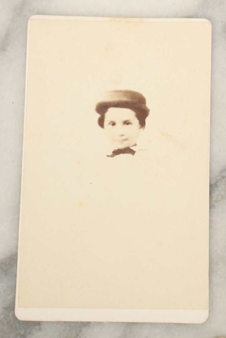 Lot 120 - Grouping Of 17 Antique Carte De Visite C.D.V. Photographs Of Men, Women And Children, Including Mother With Tiny Baby And Boy With Pink Tinted Bowtie