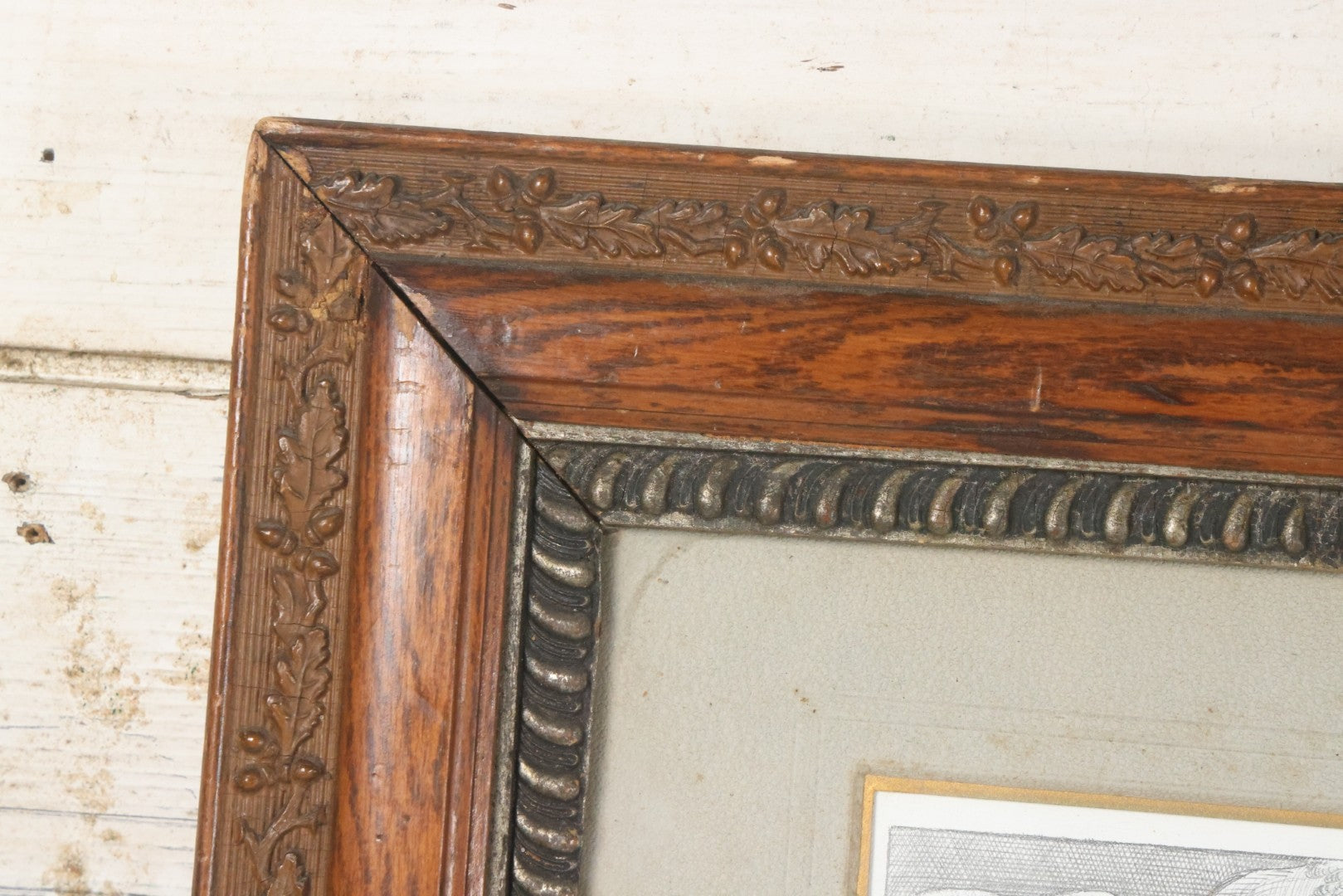 Lot 001 - Antique Hand Drawn Pencil Illustration After Johann Sadeler (Netherlands, 1550 - 1600) "The Sinful Humanity Before The Flood," Artist Signed Carl J. Brerdbach, Dated 1871, Lower Left, In Ornate Frame, 26-7/8" x 22-3/8"