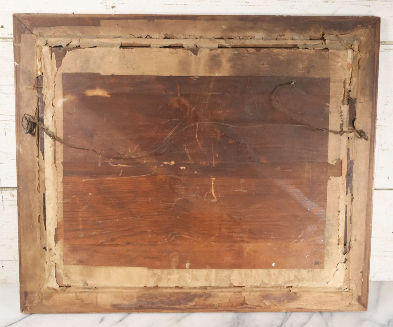 Lot 001 - Antique Hand Drawn Pencil Illustration After Johann Sadeler (Netherlands, 1550 - 1600) "The Sinful Humanity Before The Flood," Artist Signed Carl J. Brerdbach, Dated 1871, Lower Left, In Ornate Frame, 26-7/8" x 22-3/8"