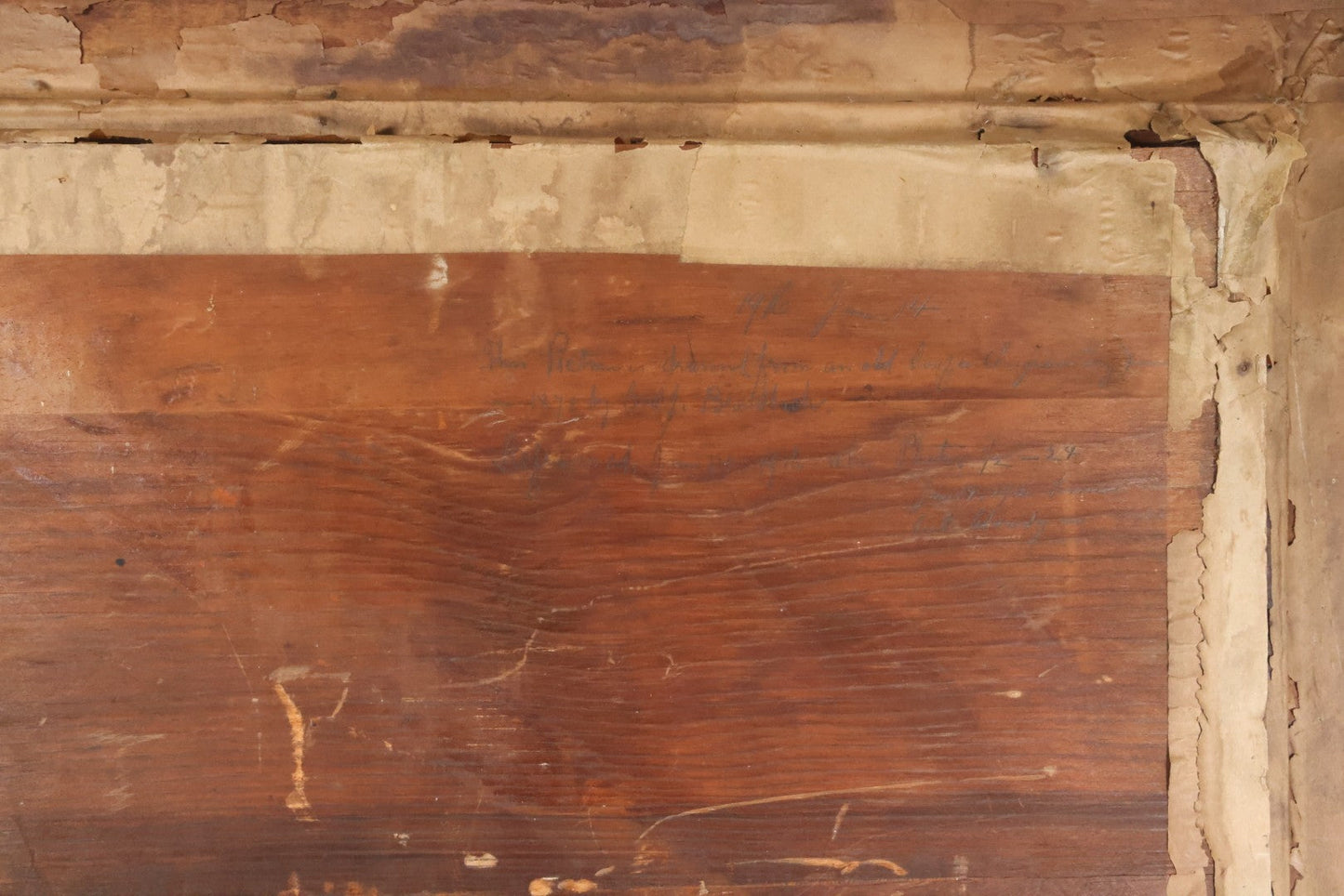 Lot 001 - Antique Hand Drawn Pencil Illustration After Johann Sadeler (Netherlands, 1550 - 1600) "The Sinful Humanity Before The Flood," Artist Signed Carl J. Brerdbach, Dated 1871, Lower Left, In Ornate Frame, 26-7/8" x 22-3/8"