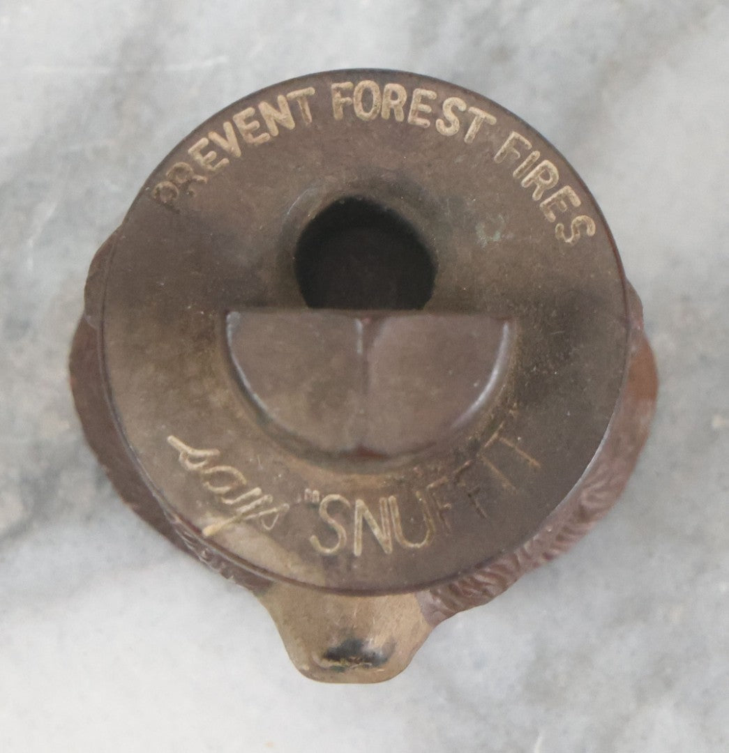 Lot 115 - Vintage Smokey The Bear Says "Snuffit", Forest Fire Prevention Collectible Cigarette Snuffer