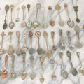 Lot 123 - Grouping Of 37 Souvenir Spoons Mostly From Travel, Landmarks, Etc., Including Sea World, Hawaii, And Many Other States