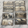 Lot 129 - Grouping Of 8 Stereoview Stereoscopic Photo Cards Relating To WWI Including Military Cemeteries Leadership, And More, By W.E. Troutman Inc.