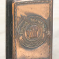 Lot 030 - Antique Indian Motorcycle "Power Plus, The New Indian Motor" Copper Advertising Matchbox Holder By Hendee Manufacturing Co., Springfield, Massachusetts, Circa 1916