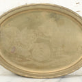 Lot 042 - Vintage Brass Tray Featuring Kittens Playing With Tomato, Made In India, 12-1/4" x 16-3/4"