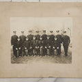 Lot 069 - Antique Boarded Photograph Of Group Of Soldiers, Partial Identification On Verso, George St. Jean Photographer, Manchester New Hampshire