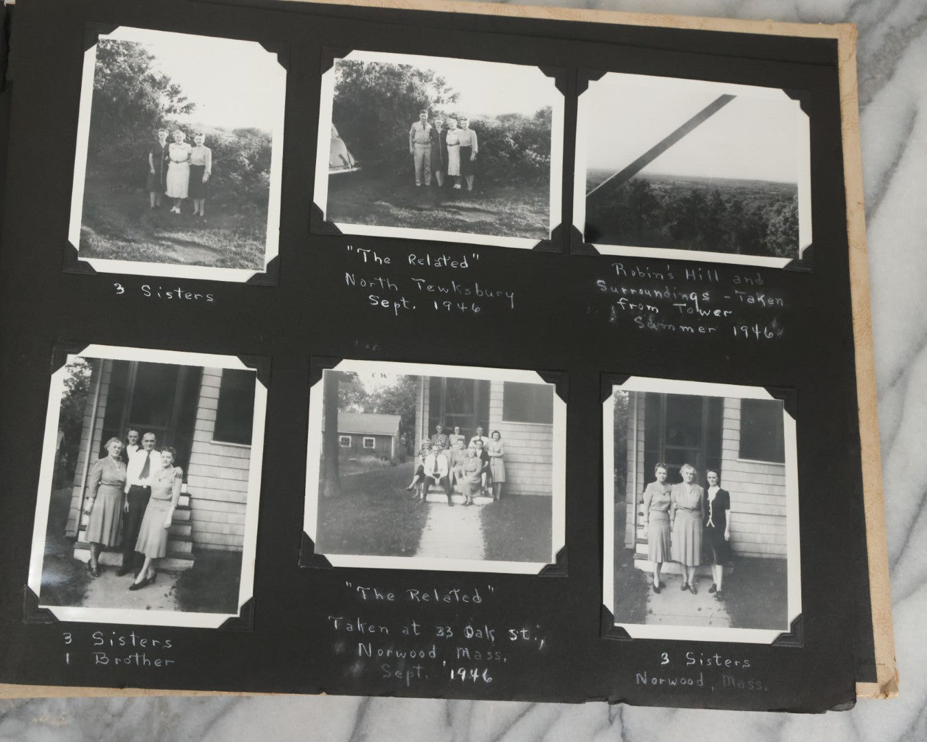 Lot 075 - Vintage WWII Era (1940s) Snapshot Photo Album Featuring Many Photos Of Soldiers, Boston, Farm Animals, Belonged To Francis And Melvin De Jaqer, Photos From Camp Forrest Tennessee, All Photos Pictured