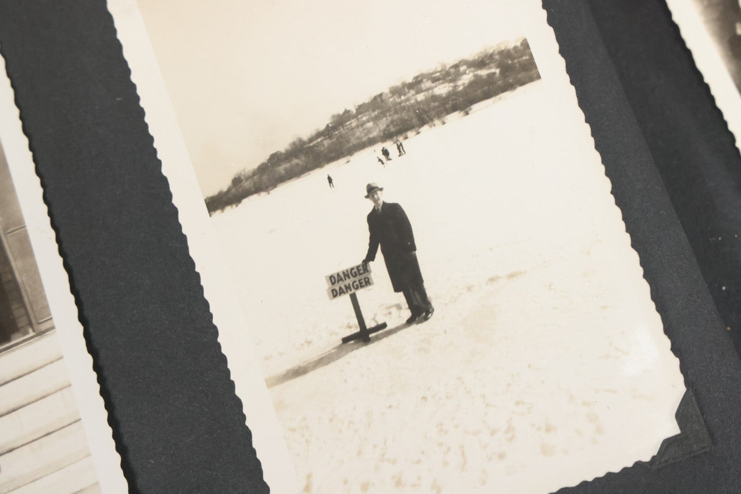 Lot 076 - Vintage Snapshot Photo Album Containing Mostly Photos Of Children And Family And Photos Of Times Square, New York City, Wedding Photos, With Pirate On Cover, Circa 1940s, Note Cover Detached, All Photos Pictured