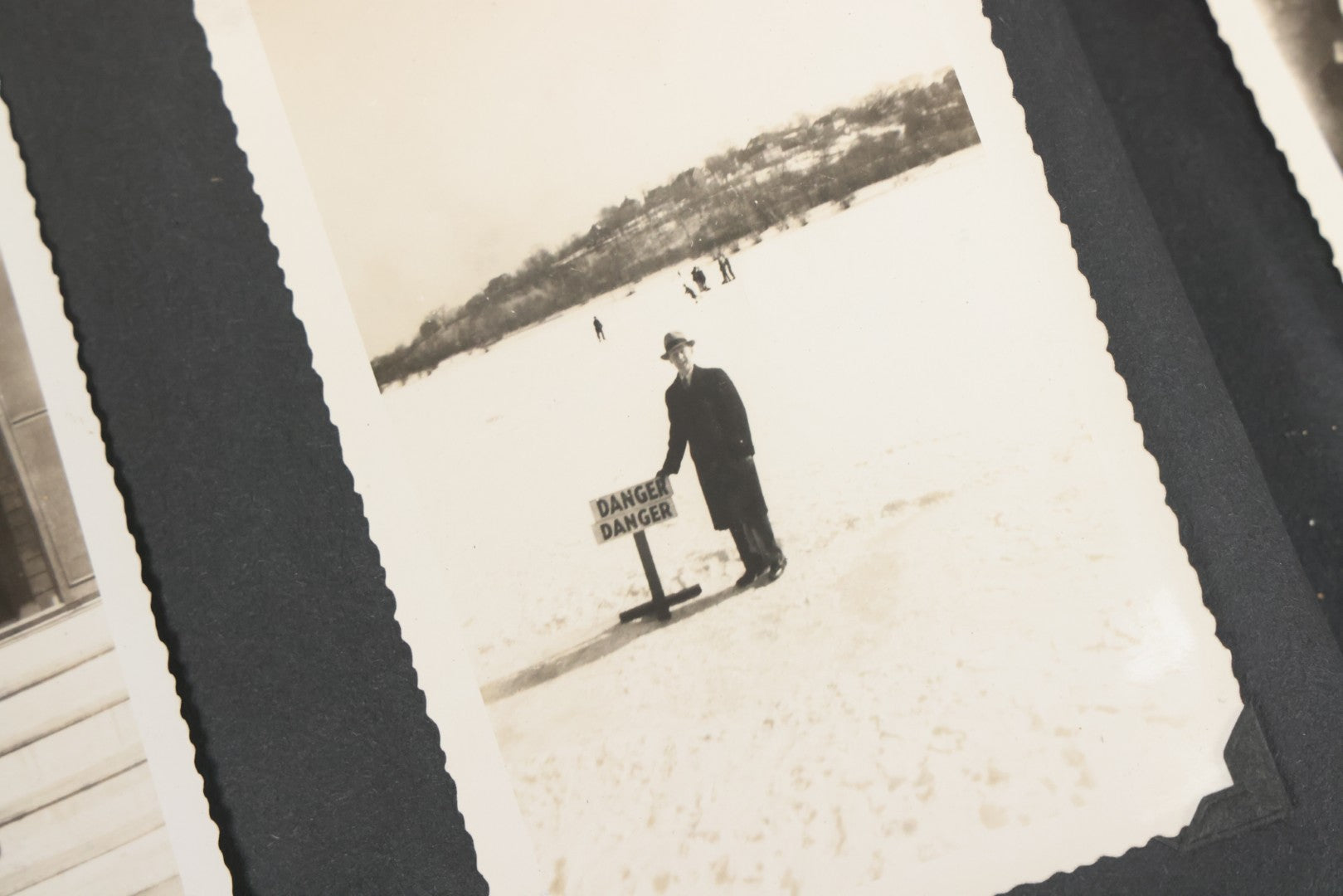 Lot 076 - Vintage Snapshot Photo Album Containing Mostly Photos Of Children And Family And Photos Of Times Square, New York City, Wedding Photos, With Pirate On Cover, Circa 1940s, Note Cover Detached, All Photos Pictured