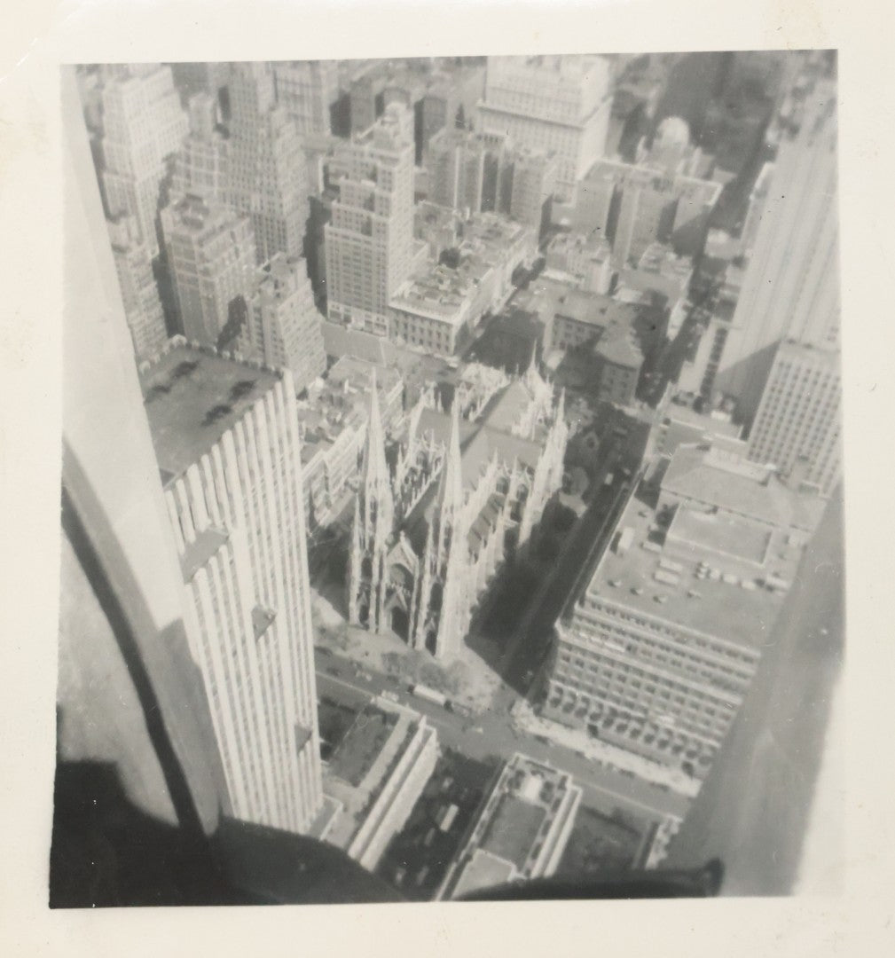 Lot 076 - Vintage Snapshot Photo Album Containing Mostly Photos Of Children And Family And Photos Of Times Square, New York City, Wedding Photos, With Pirate On Cover, Circa 1940s, Note Cover Detached, All Photos Pictured