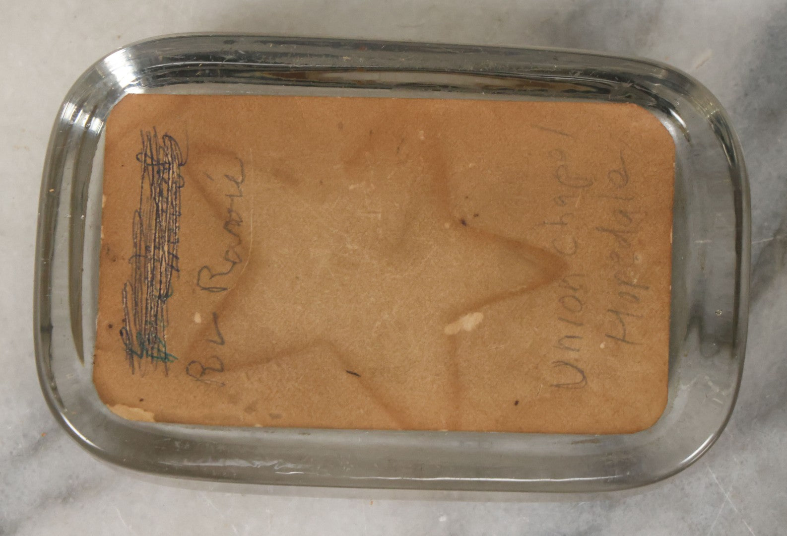 Lot 099 - Grouping Of 3 Antique Glass Paperweights Including Muller Building Dorchester Mutual Fire Insurance Company, Boston, Normal School, Hyannis, And Union Chapel Hopedale, Massachusetts