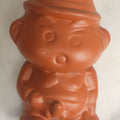 Lot 109 - Modern Gag Novelty Gift, Redware Pottery Peeing Man Courtesy Of Our Very Own Dadbod420, Overall Height 3"