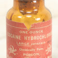 Lot 021 - Antique Cocaine Hydrochloride Large Crystal Chemically Pure One Ounce Pharmacy Bottle, By Mallinckrodt Chemical Works, St. Louis & New York