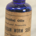 Lot 030 - Antique Essential Oils American Worm Seed (Oleum Chenopodil) Cobalt Blue Glass Pharmacy Bottle, Guaranteed By J.E. Goold & Co., Portland, Maine, Dated 1906