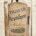 Lot 033 - Antique Tilden's Respirazone Pharmacy Bottle Prepared By The Tilden Company, New Lebanon, New York