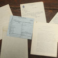 Lot 002 - Grouping Of Typed Ephemera Medical Examiner Documents From Commonwealth Of Massachusetts Circa 1911-1912, Relating To Death Investigations, Autopsies And More, And Blank Certificate Of Death