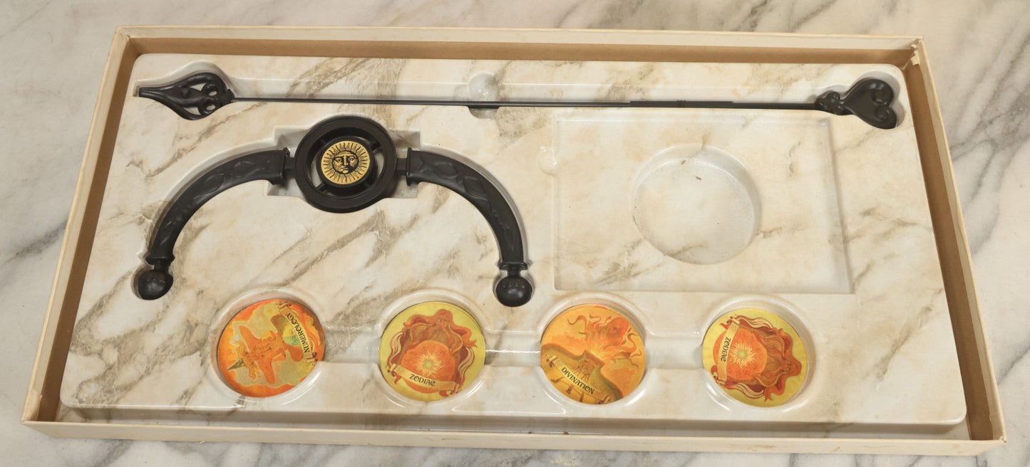 Lot 005 - Vintage Parker Brothers Prediction Rod Divining Rod Occult Game, Copyright Reuben Klamer And Associates, 1970, Note Missing Pieces, Incomplete