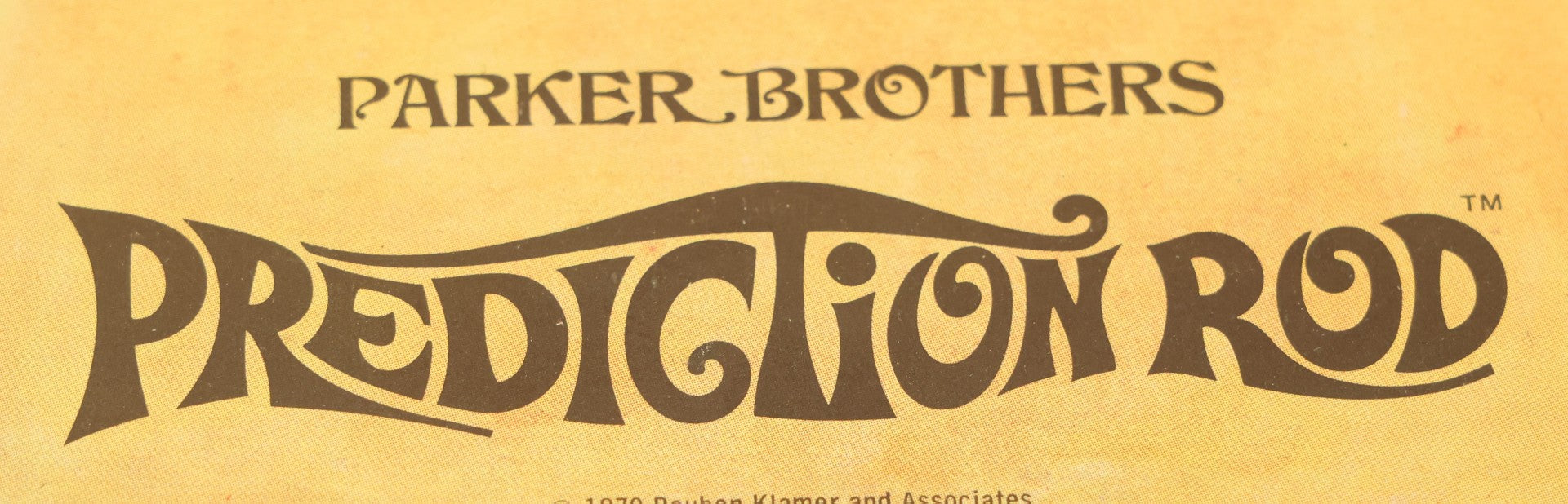 Lot 005 - Vintage Parker Brothers Prediction Rod Divining Rod Occult Game, Copyright Reuben Klamer And Associates, 1970, Note Missing Pieces, Incomplete