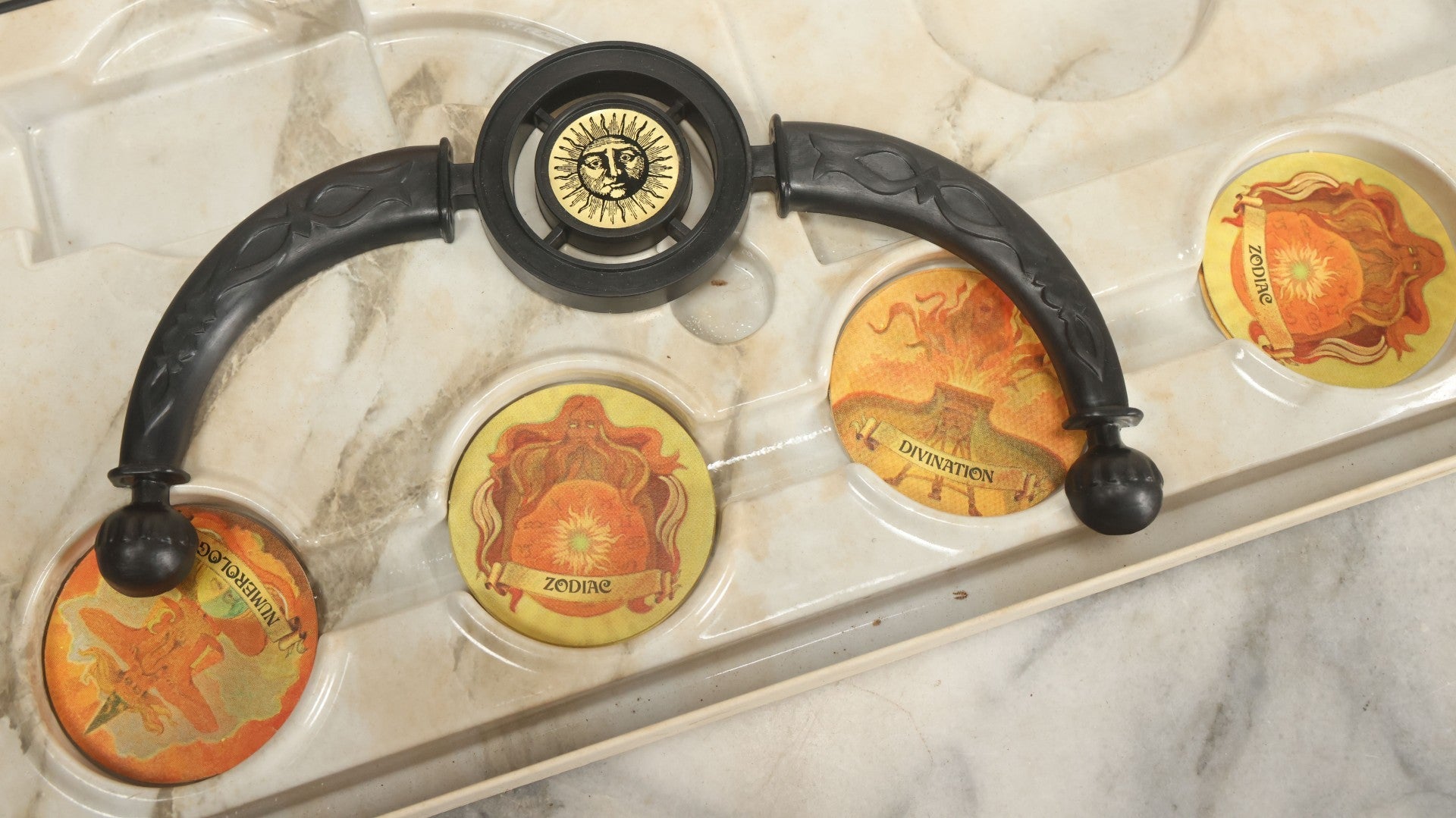 Lot 005 - Vintage Parker Brothers Prediction Rod Divining Rod Occult Game, Copyright Reuben Klamer And Associates, 1970, Note Missing Pieces, Incomplete