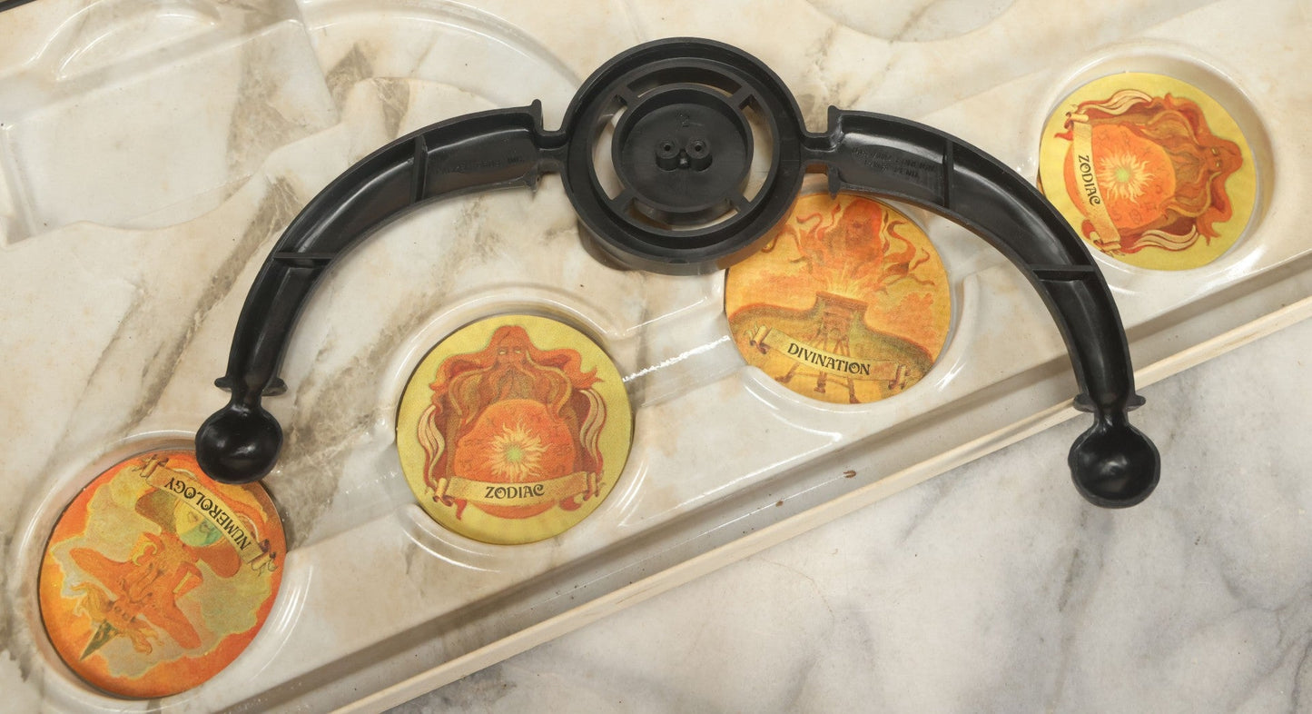 Lot 005 - Vintage Parker Brothers Prediction Rod Divining Rod Occult Game, Copyright Reuben Klamer And Associates, 1970, Note Missing Pieces, Incomplete