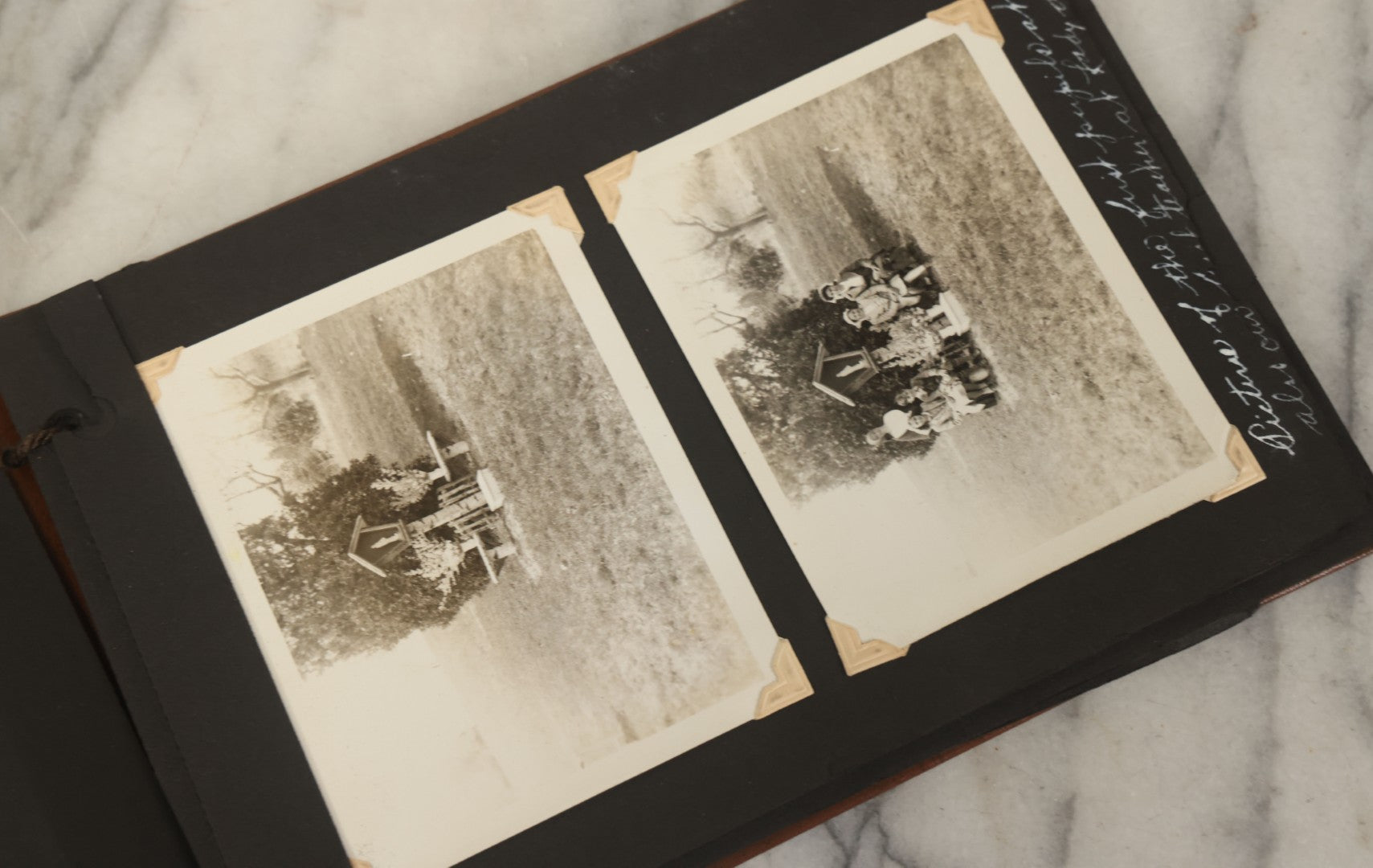 Lot 105 - Grouping Of Three Antique Photographs Including Two Priests, A Church, And A Photo Album With Assorted Snapshot Photographs