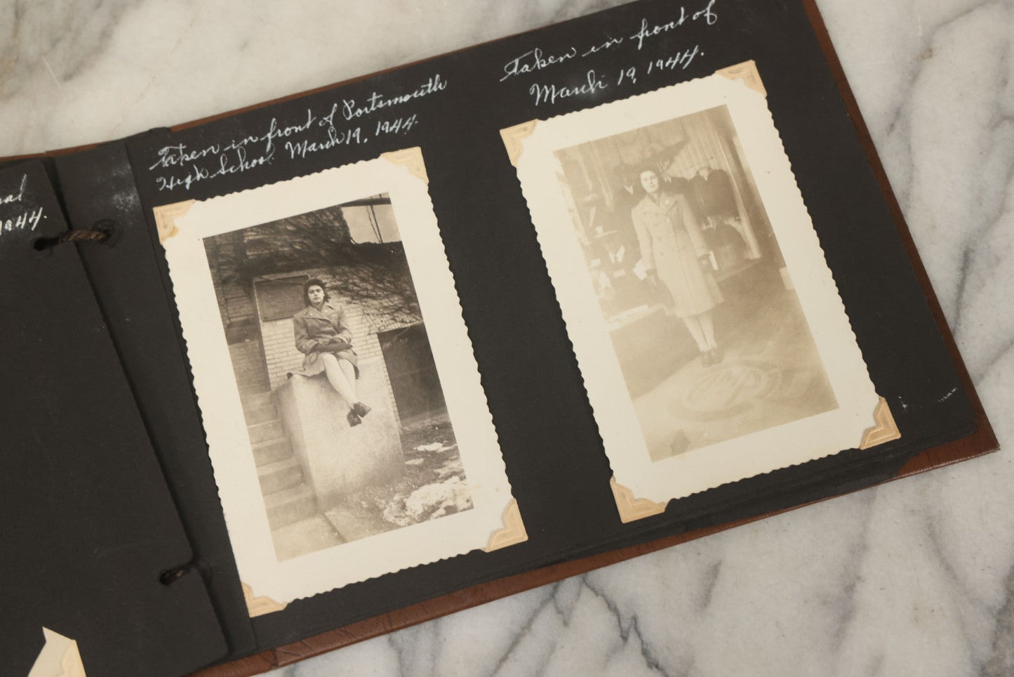 Lot 105 - Grouping Of Three Antique Photographs Including Two Priests, A Church, And A Photo Album With Assorted Snapshot Photographs