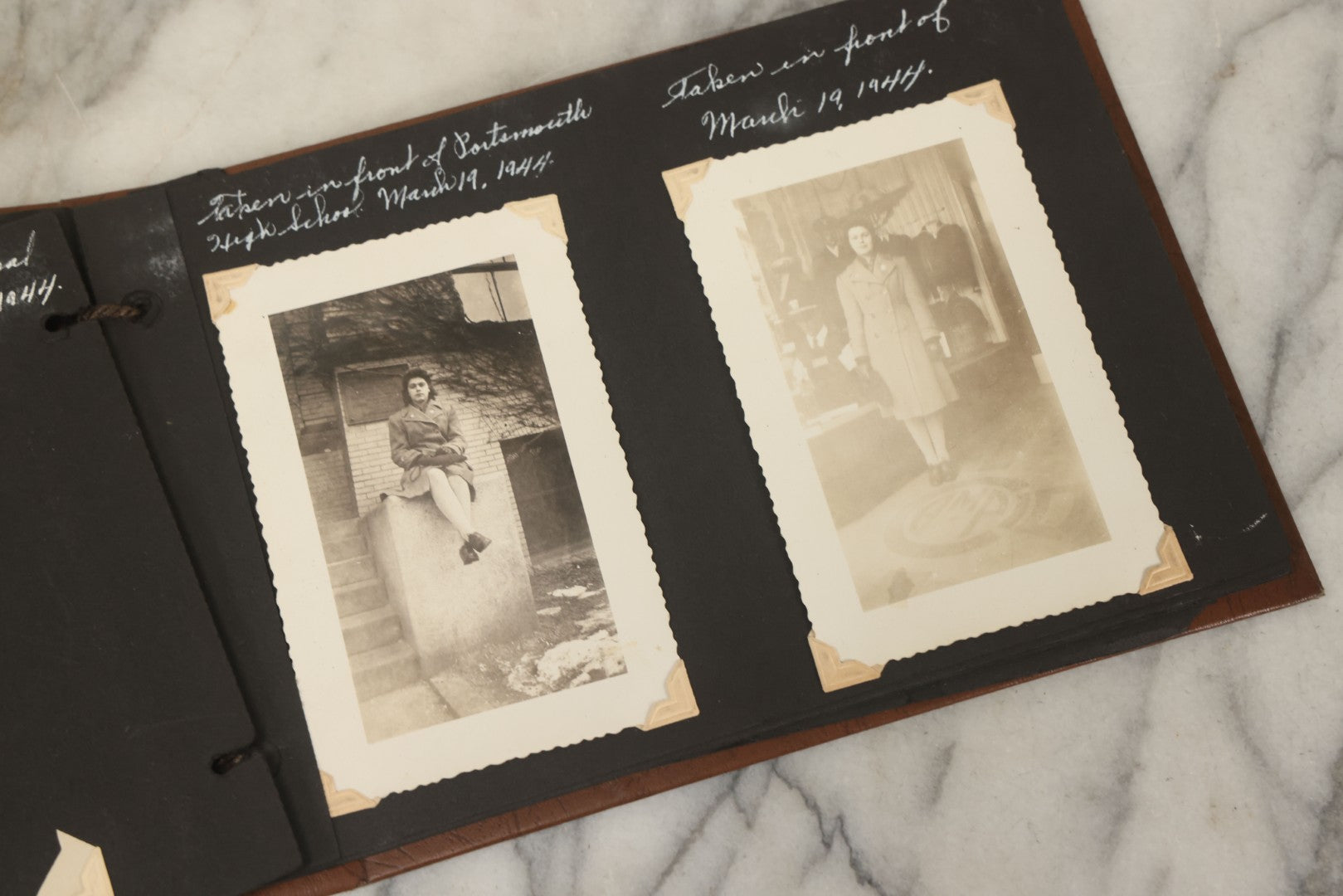 Lot 105 - Grouping Of Three Antique Photographs Including Two Priests, A Church, And A Photo Album With Assorted Snapshot Photographs