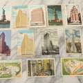 Lot 122 - Grouping Of Twelve Vintage Postcards Souvenir Postcards From New York City, New York, Including The Statue Of Liberty, Times Square, The Chrysler Building, Etc., Circa 1940s
