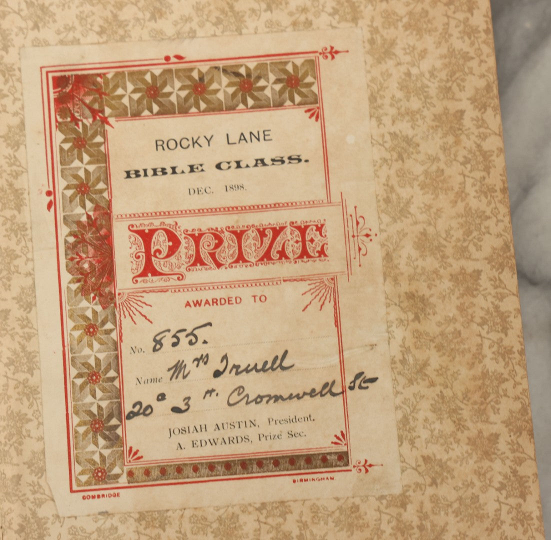Lot 130 - "Mother's Recompense, A Sequel To Home Influence" Antique Book By Grace Aguilar, New Edition, With Illustrations By Enoch Ward, James Nisbet & Co., Limited, Publishers, London, 1897