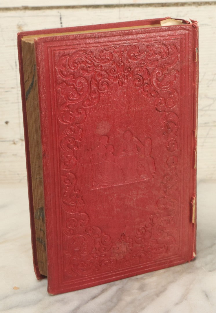 Lot 131 - "Jewels For The Household; Or Selections Of Thought And Anecdote For Family Reading" Antique Book By Tryon Edwards, D.D., Case, Tiffany, & Co., Publishers, Hartford, 1857, Illustrated