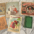 Lot 139 - Grouping Of Six Antique Children's Books Including "Mon Histoire De France," "The Overall Boys," "The Vineyard," "Nursery Rhymes," And Others, Fair To Poor Condition