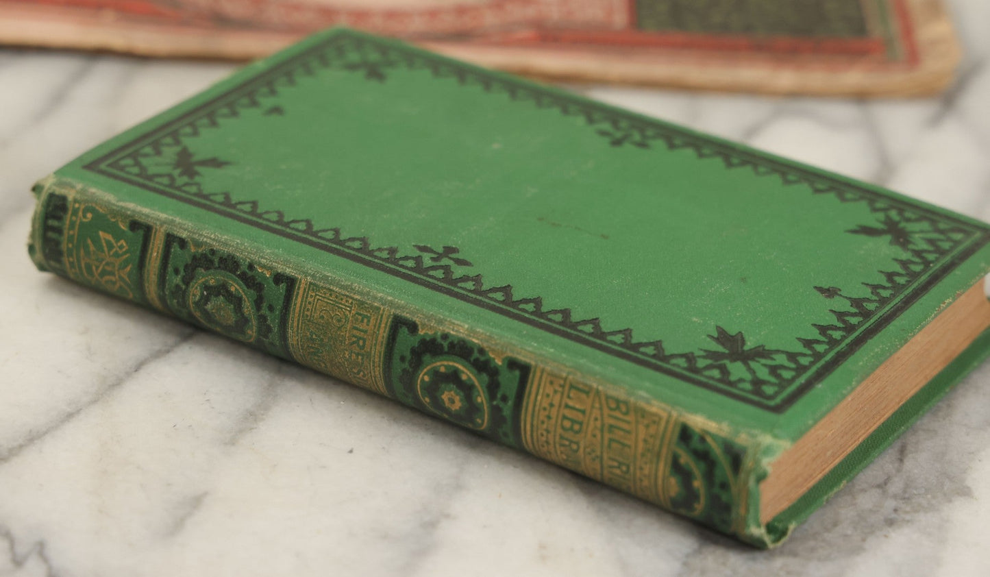 Lot 139 - Grouping Of Six Antique Children's Books Including "Mon Histoire De France," "The Overall Boys," "The Vineyard," "Nursery Rhymes," And Others, Fair To Poor Condition 