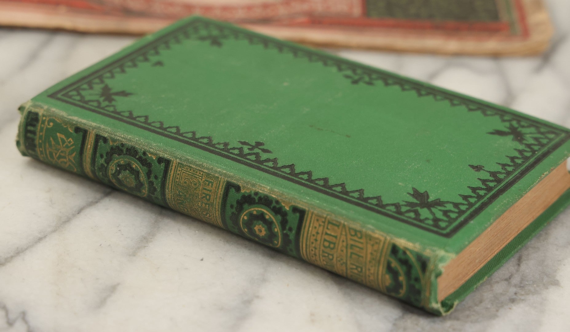 Lot 139 - Grouping Of Six Antique Children's Books Including "Mon Histoire De France," "The Overall Boys," "The Vineyard," "Nursery Rhymes," And Others, Fair To Poor Condition 