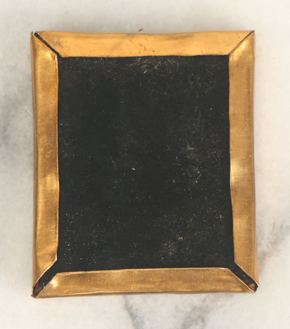 Lot 014 - Antique 1/16th Plate Ruby Ambrotype Photograph Of A Pretty Young Woman With A Long Ribbon In Her Hair In A Pictorial Thermoplastic Case Manufactured By Hoolmes, Booth, & Haydens' Daguerreotype, Photographic, And Ambrotype Goods